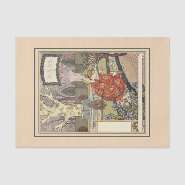 March by Eugene Grasset Tissue Paper (Front)
