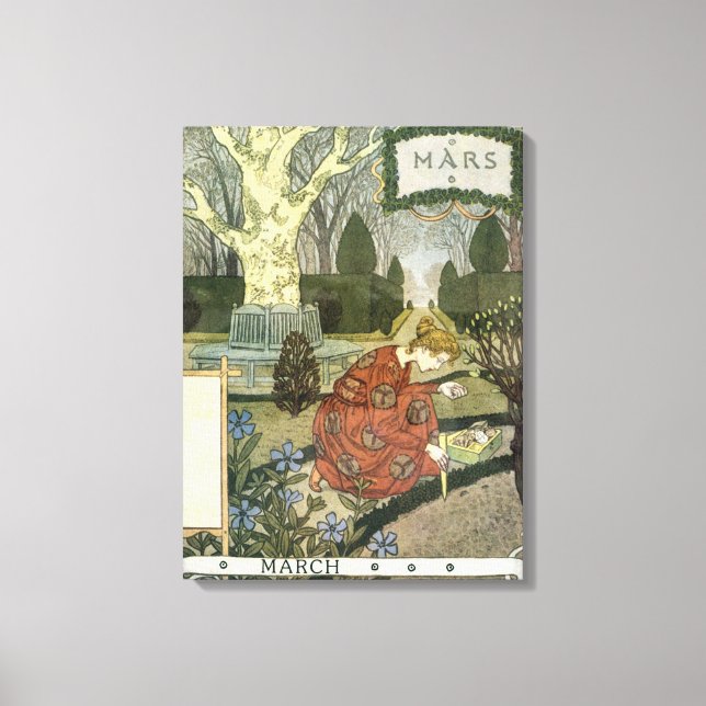 March Canvas Print (Front)