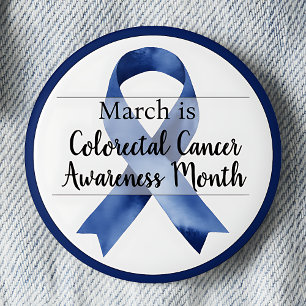 March Colourectal Cancer Awareness Month 2 Inch Round Button