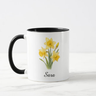 March Daffodil Birth Flower Mug – Spring Birthday