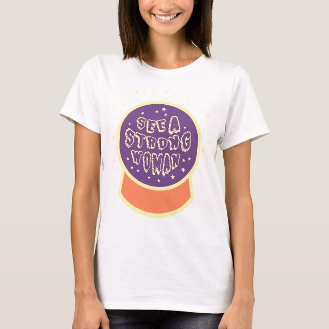 March for Equality: Women's Empowerment Gear T-Shirt (Front)