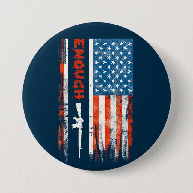 March For Our Lives, Protest, Anti Guns 3 Inch Round Button (Front)