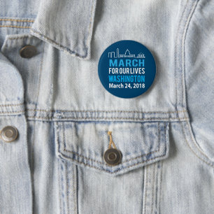 March For Our Lives Washington DC March 24 2 Inch Round Button