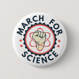 March For Science 2 Inch Round Button