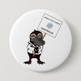 March for Science Australia - Platypus - 3 Inch Round Button