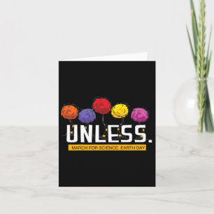 March For Science Earth Day  Card