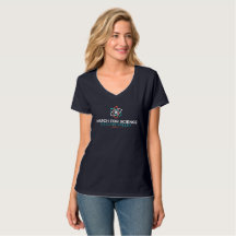 March for Science SV Women's V-Neck T-shirt Dark