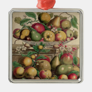 March, from 'Twelve Months of Fruits' Metal Ornament