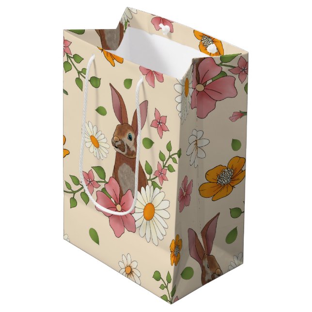 March Hare Gift Bag (Front Angled)