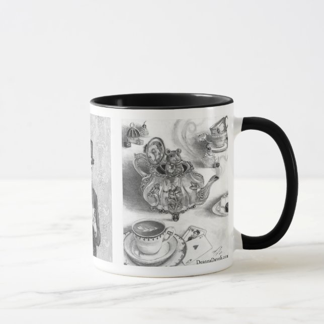 March Hare Mad Hatter Dormouse Wonderland Mug (Right)