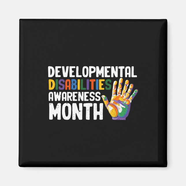 March Is National Developmental Disabilities Aware Magnet (Front)