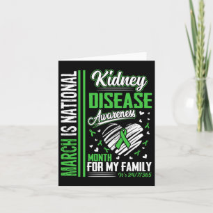 March Is National Kidney Disease Awareness Month  Card