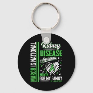 March Is National Kidney Disease Awareness Month  Keychain