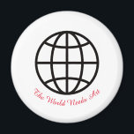 March is Youth Art Month, The World Needs Art Magnet<br><div class="desc">March is Youth Art Month,  The World Needs Art! Magnet</div>