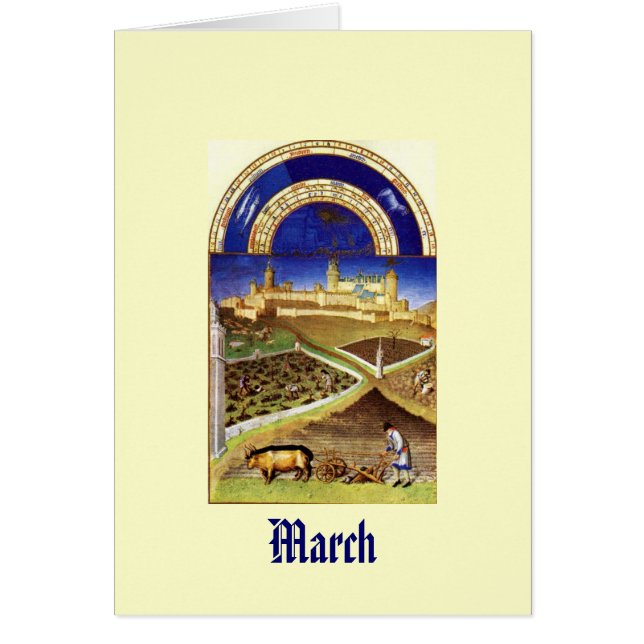 March - Les Tres Riches Heures du Duc de Berry (Front)
