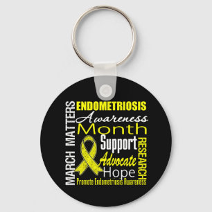 March Matters Endometriosis Awareness Month Keychain