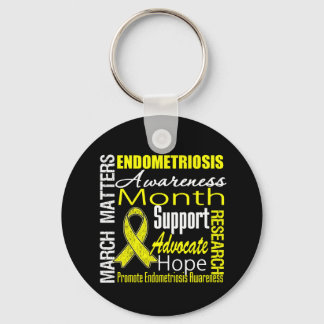 March Matters Endometriosis Awareness Month Keychain