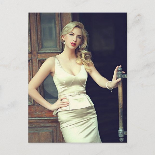 March Model of the Month Postcard (Front)