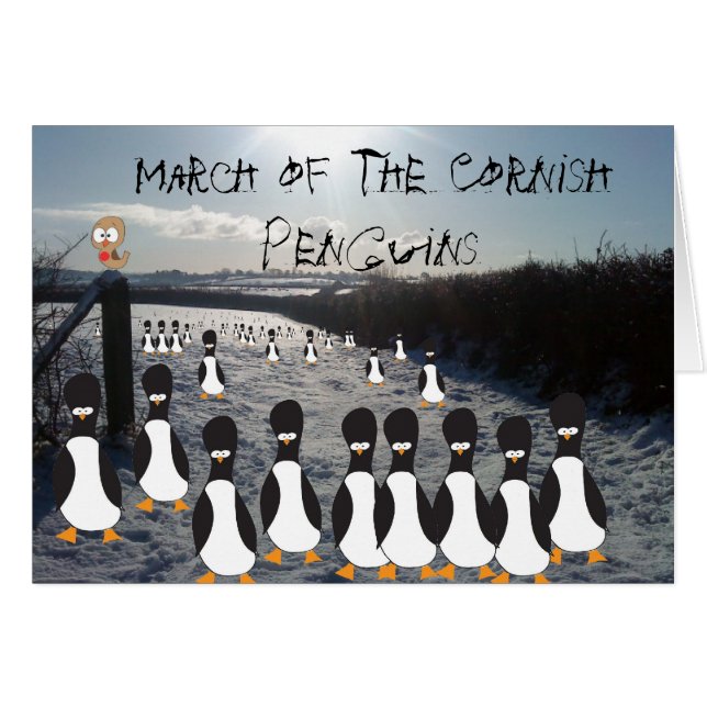 March of the Cornish Penguins (Front Horizontal)