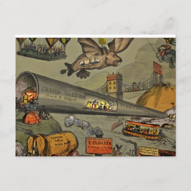 March of the intellect postcard (Front)