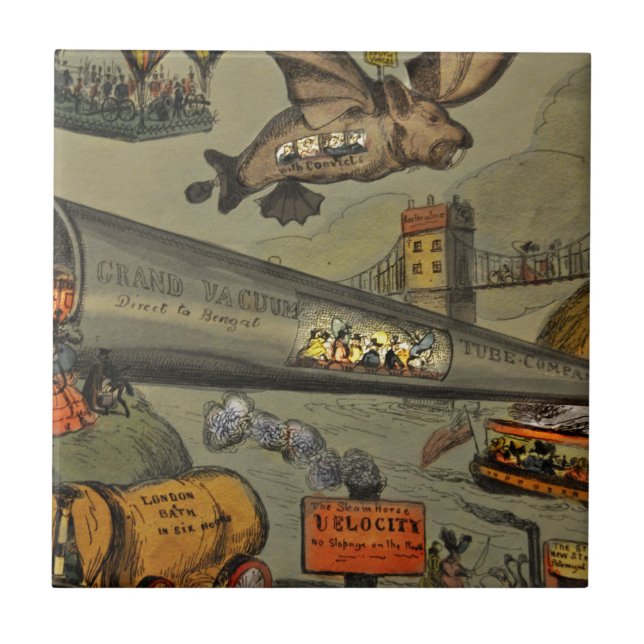 March of the intellect tile (Front)