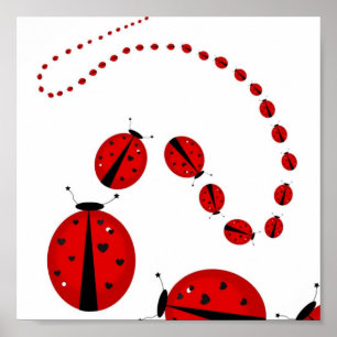 March of The Ladybugs Poster