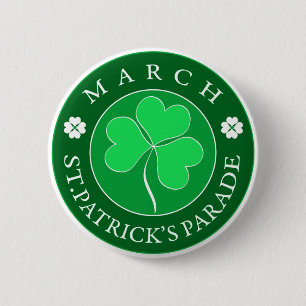 March Patrick Parade 2 Inch Round Button