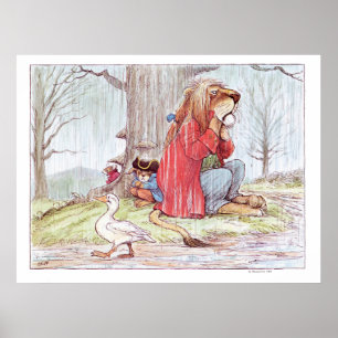 March Rain by Wallace Tripp Poster