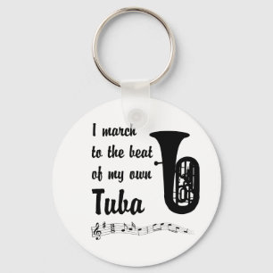 March to the Beat: Tuba Keychain