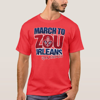 March to Zou Orleans - Crimson T-Shirt
