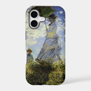 Marche, dame avec un Parasol