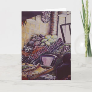 Marché hongrois de Budapest Carte de vœux