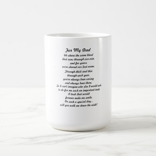 "Marche j'en bas du bas-côté ?" Tasse (Centre)
