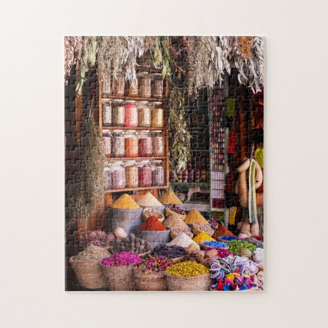 Marché Marrakech, Marroco Jigsaw Puzzle (Vertical)