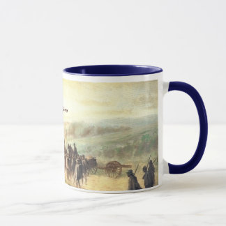Marche sous la pluie après tasse de Gettysburg