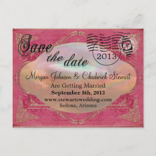 Marchenvoie Save the Date Announcement Postcard