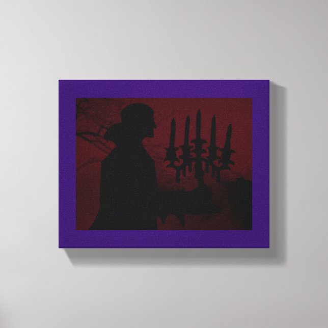 Marcher à travers le village ~ Toile enveloppée .7 (Recto)