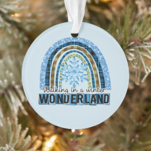 Marcher dans une Wonderland d'hiver   Blue Rainbow