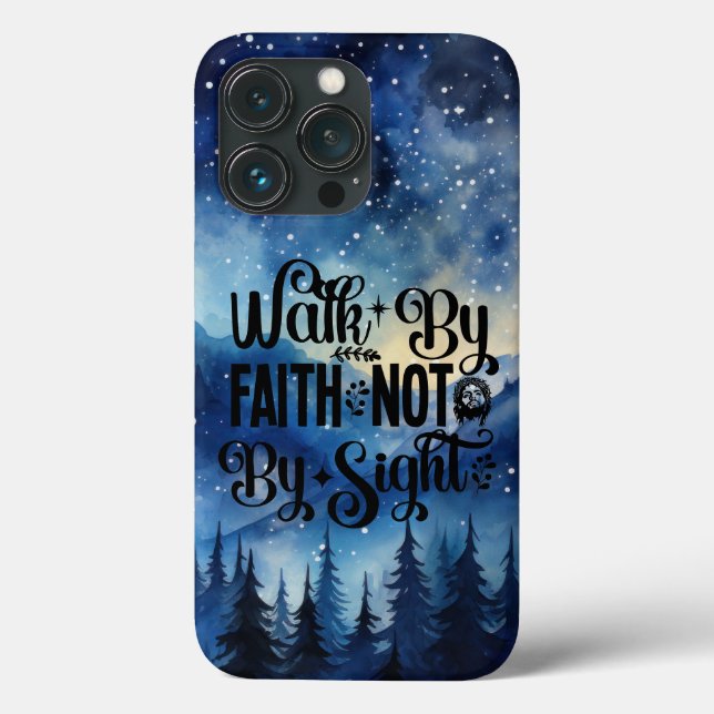Marcher Par Le Coque iphone De Foi (Verso)