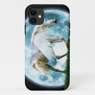 Marcher Pegasus & Pleine lune Imaginaire Coque Art