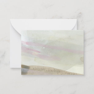 "Marcher sur le sable" : Carte de note Abstraite d
