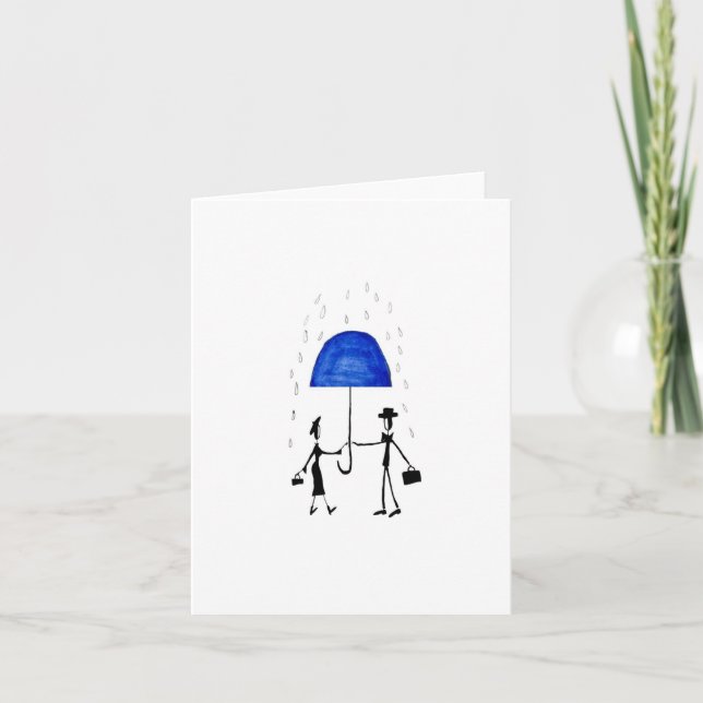 Marchez dans la carte de pluie (Devant)
