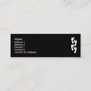 marchez pour le rose/fille de carte de profil de