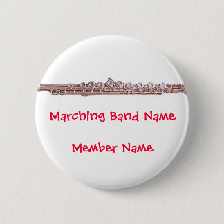 Marching Band Buttons ~ Flute