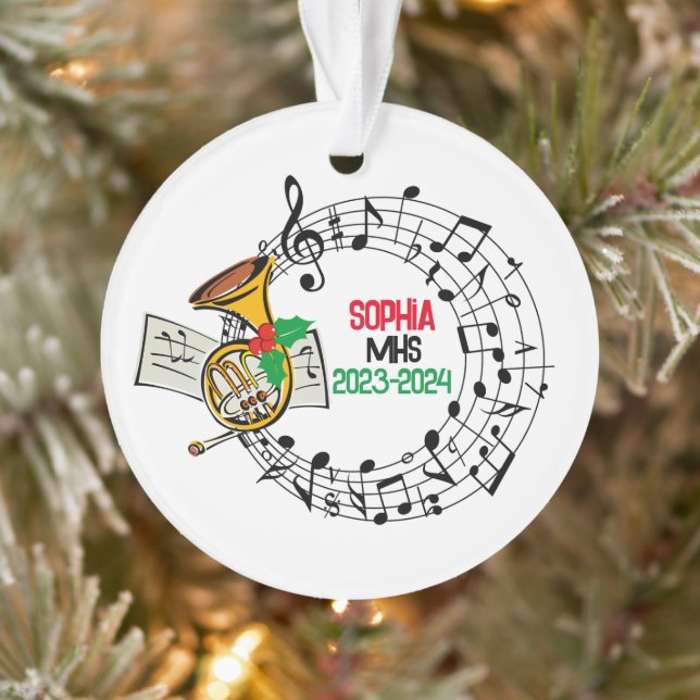 Marching Band Christmas Ornament (Tree)