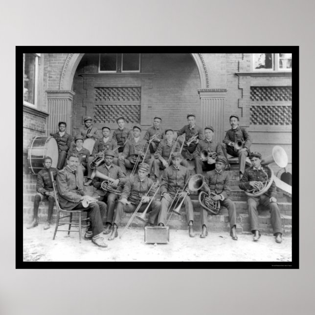 Marching Band Claflin University 1898 Poster (Front)