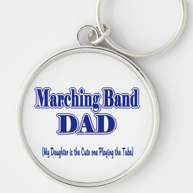 Marching Band Dad/ Tuba Keychain (Front)