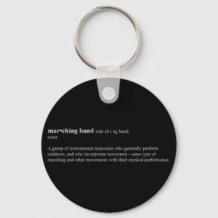 Marching Band Definition Keychain