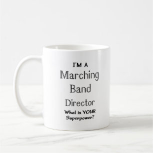 Marching band director coffee mug