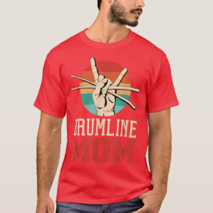 Marching Band Drum Major Drumline Mom T-Shirt